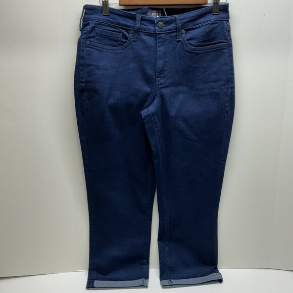 SZ.6 CAPRIS NYDJ Chloe 5-Pocket Capris - Rinse a374985 - Picture 1 of 12